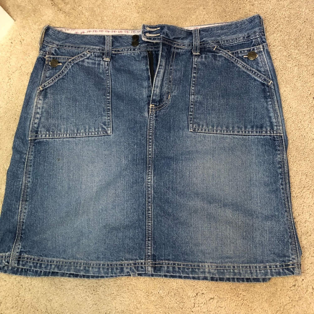 Bass size 12 denim skirt
